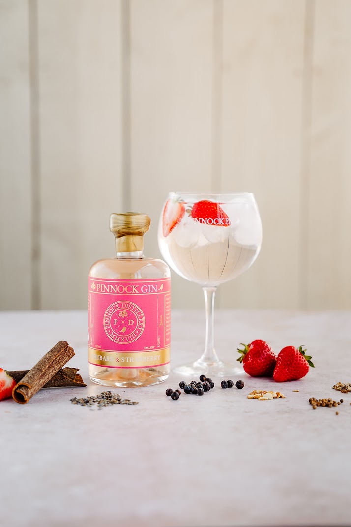 Pinnock Distillery's Rhubarb & Strawberrry Gin